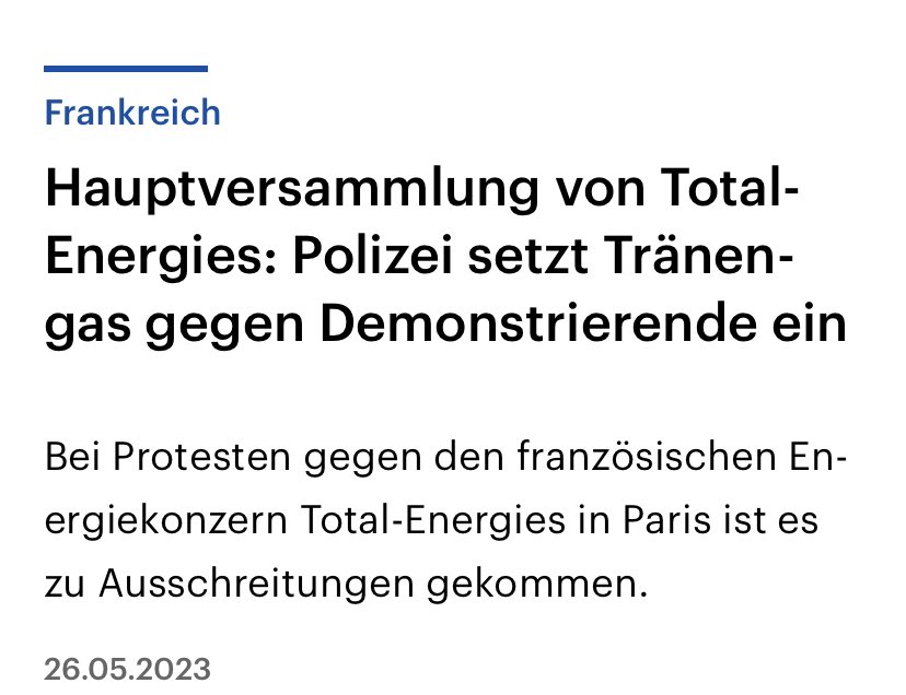 Morgens fordert die UN mehr Schutz für Klimaaktivist:innen, mittags feuert die französische Polizei Tränengas auf hunderte von uns Aktivist:innen. Es geht um moralische Grundsätze: Wer sind die Gefährlichen in der Klimakrise? Fossile Konzerne, oder die die gegen sie protestieren?