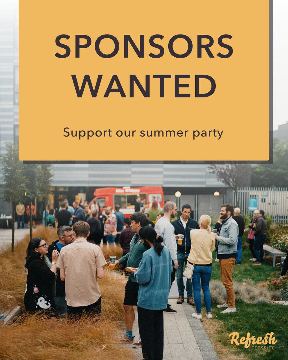 The Refresh summer party is back soon! 😎☀️

We are so grateful to all the sponsors who have helped us through the years. We couldn’t put on our fantastic events without you; this year is no different!

If you would like to be involved, DM us or email phil@rftees.org