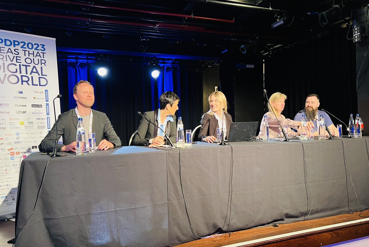 Happening now at #CPDP2023: stellar panel on the very important topic of protecting children’s privacy in view of the regulation to prevent and combat child abuse. @teresaquintel @alexanderhanff @ThmsvdVlk @ArdaG @luisa_digiacomo