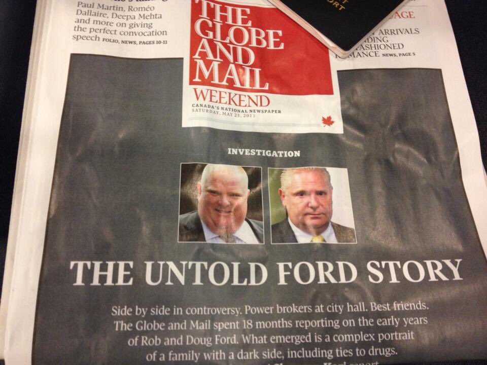 Ten years ago this week The Globe published the story of Ford family illegal drug trafficking among other activities, including a kidnapping charge. Doug Ford threatened to sue, of course he never did. Remember this when @fordnation talks about crime and locking people up.