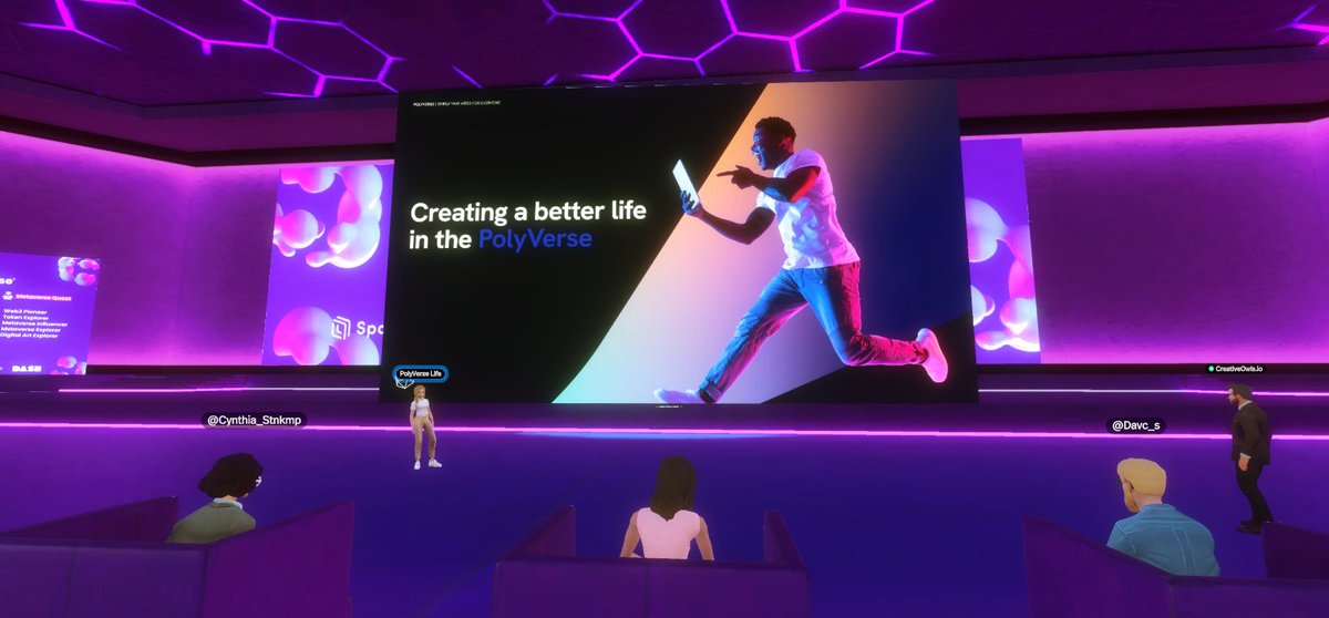 It was an unforgettable experience🚀 

Thank you, everyone, for being a part of this metaverse event. We are deeply grateful for your involvement and participation!🫂

Looking forward to seeing you there on day 2! 🌐

Don't forget to say hi!
#PolygonShowcase