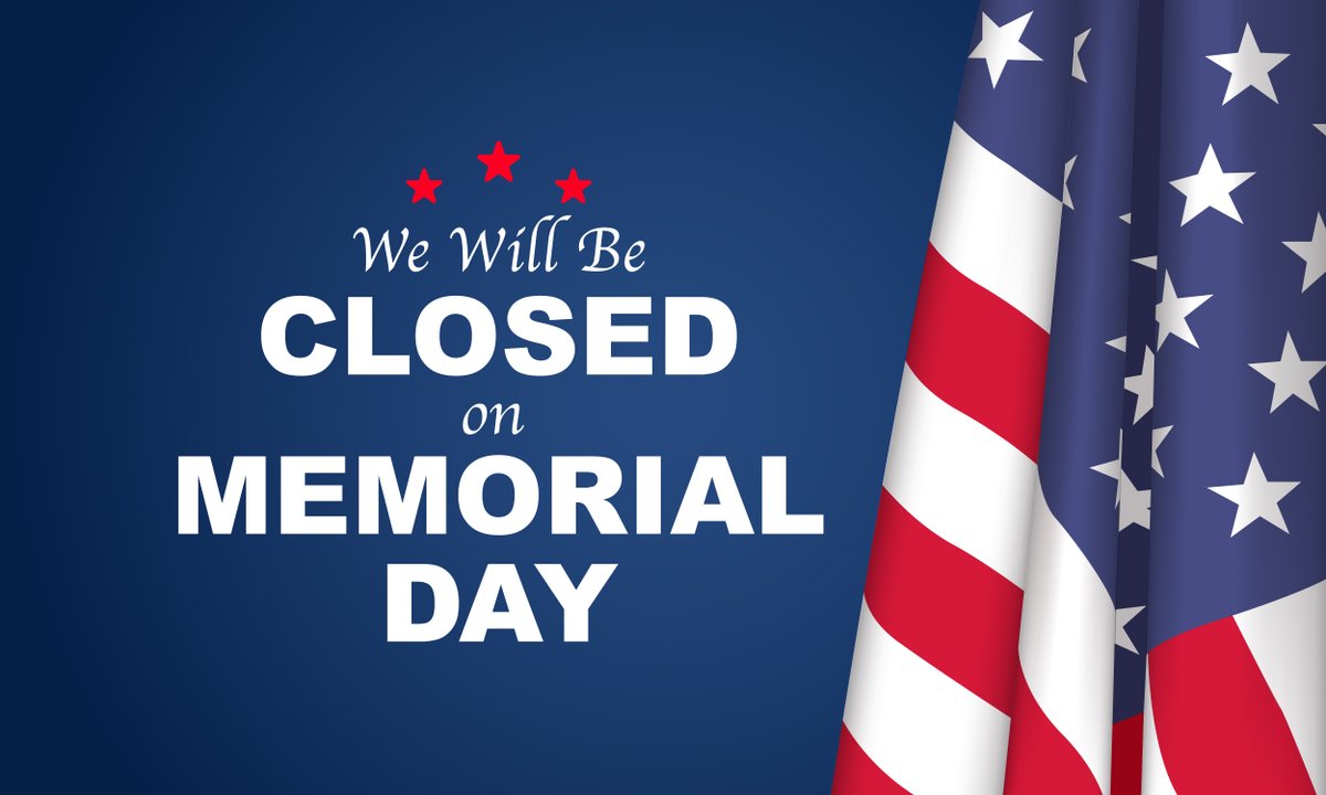 ShipOnSiteSC's tweet photo. ShipOnSite will be closed on Monday, May 29th in observance of the Memorial Day Holiday.  **Honor &amp; Remember** #ShipOnSite #PackageHub #PackagHubOnSite #MemorialDay2023 https://t.co/OGSVkIJ2H4