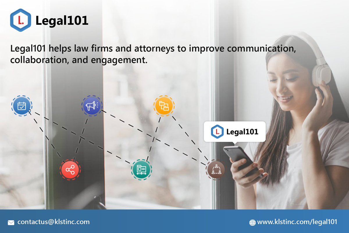 Legal101:  Redefining the intranet site experiences and enhancing usability.

klstinc.com/legal101/

#intranet #intranetsolutions #softwaresolutions #attorneys #lawtech #legaltech #lawfirm #lawfirms #lawyers #legal #legaltech #tech #itsolutions #legalops #legalinnovation