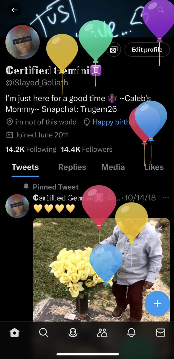 iSlayed_Goliath's tweet photo. Got my balloons 🥳 happy birthday to me!!! https://t.co/82rfpRwq9V