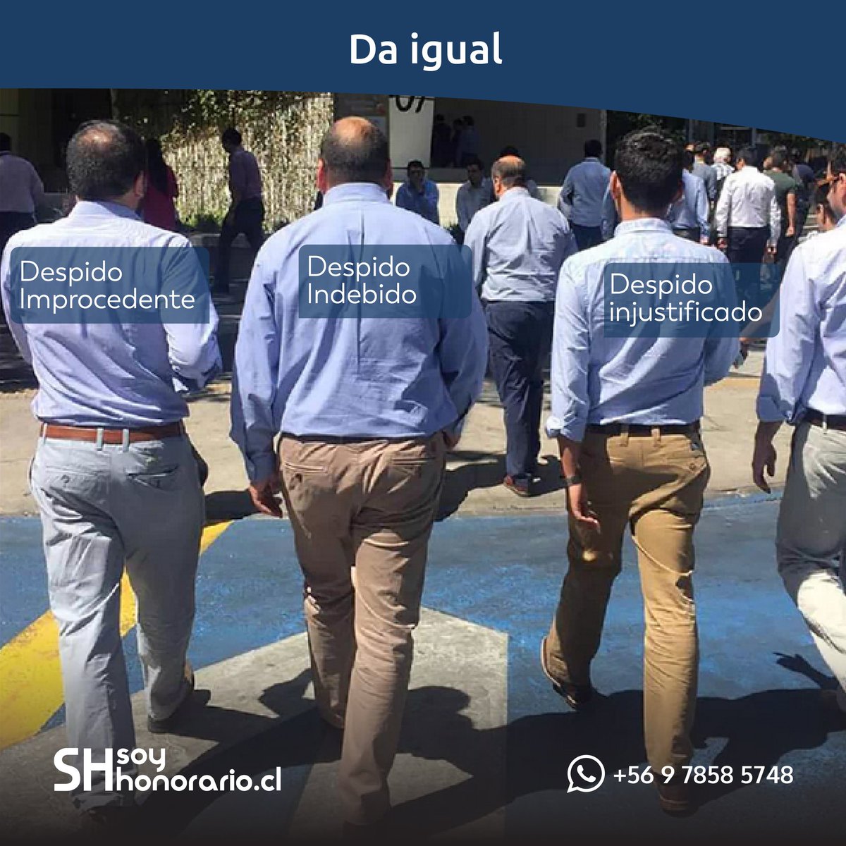 Despido injustificado, indebido e improcedente aluden al fin de la relación laboral con infracción a los artículos 159, 160 y 161 de la ley laboral. Pero hoy se habla solo del "despido injustificado" para aludir a cualquier infracción cometida por el empleador en el despido.