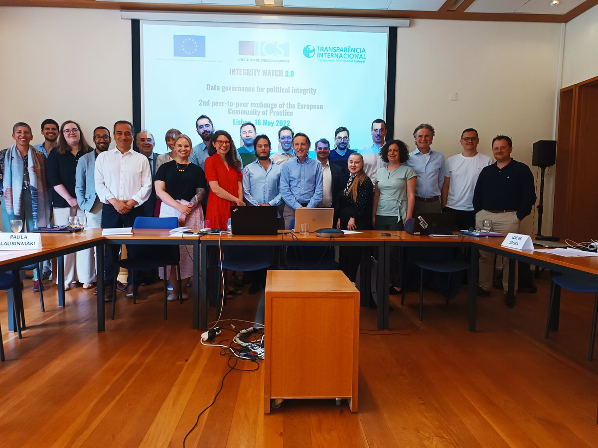Η ΔΔΕ συμμετείχε στην ανταλλαγή απόψεων μεταξύ εμπειρογνωμόνων αναφορικά με την πολιτική ακεραιότητα διακυβέρνησης &amp; διαχείρισης δεδομένων, στο Ινστ. Πολιτικών Επιστημών της Λισαβόνας, στο πλαίσιο του προγρ. Integrity Watch της ΔΔ
Παρευρέθηκε ο Δρ. Ά.Κασκάνης, Εκτελεστικός Δ/ντής
