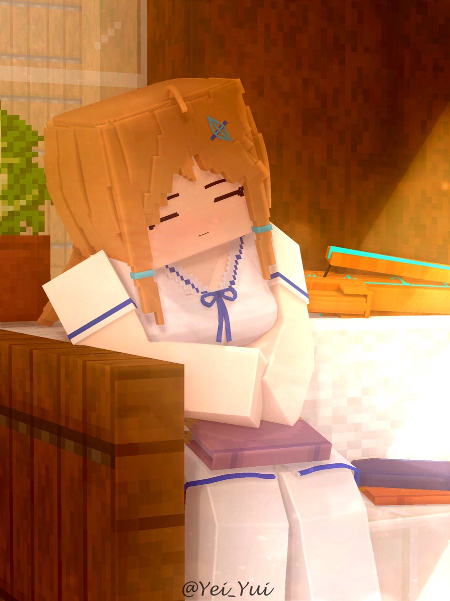 Yei_Yui's tweet photo. 小憩片刻

#mineimator #Minecraft #YeiYu https://t.co/qaS7cuzQCN
