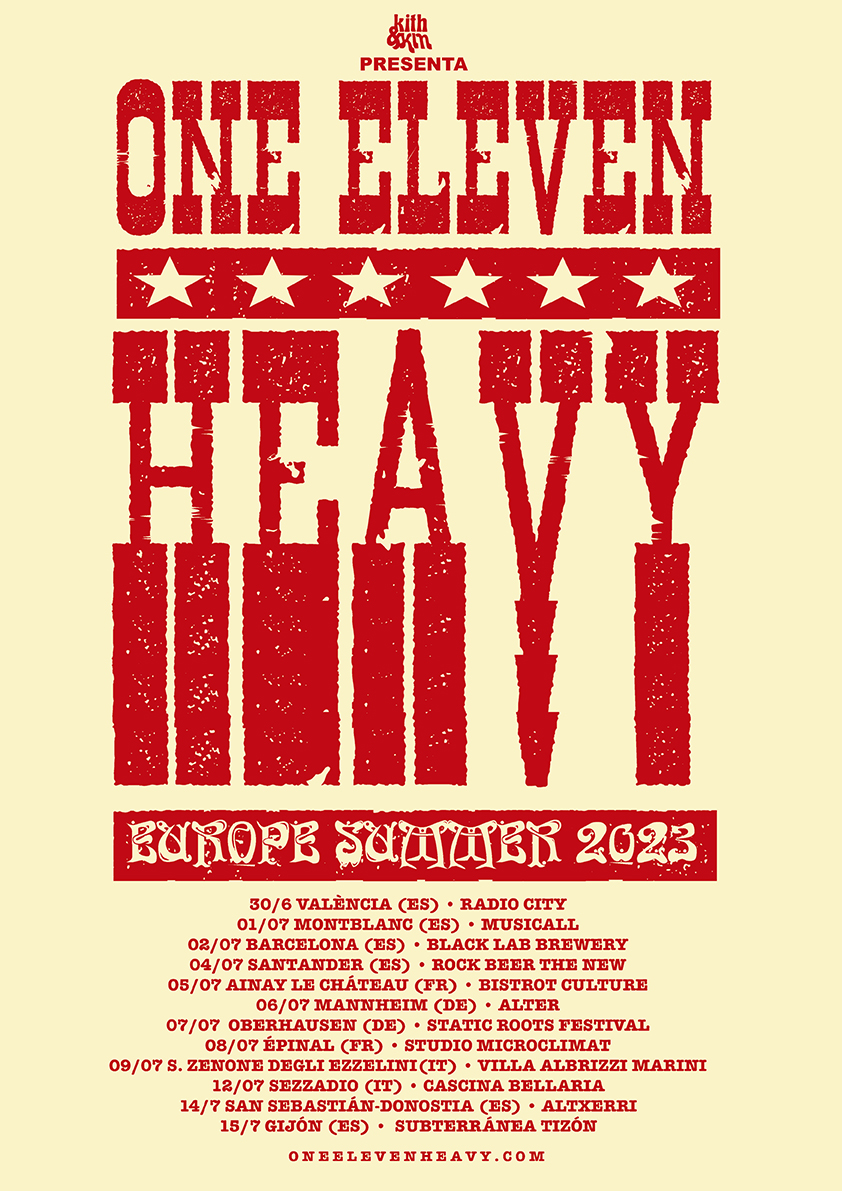 oneelevenheavy's tweet photo. Full European tour dates. See you in a month, EU!

#bandsontour #summerfestivals #111h https://t.co/kPaZllwMiZ
