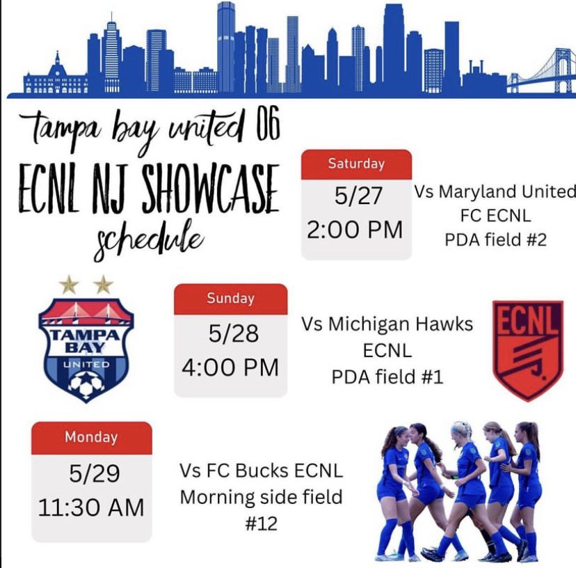 ✈️✈️✈️ ECNL NJ Time! <a href="/tbusoccer/">Tampa Bay United SC</a> <a href="/ImCollegeSoccer/">College Soccer Truth ™</a> <a href="/ECNLgirls/">ECNL Girls</a> <a href="/TheECNL/">The ECNL</a>