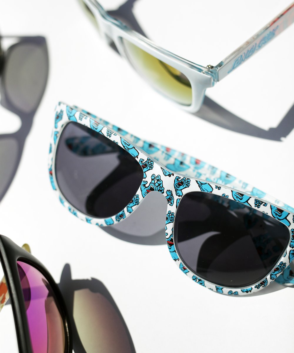 katesskates's tweet photo. Sun's out - sunnies ON! 😎 We've got loads of neat Santa Cruz Skateboards styles. Check 'em out on the site now: https://t.co/T89hWibBpn

#santacruzskateboards https://t.co/ayGDarBWvp