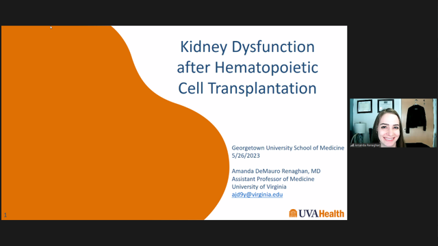Super informative talk by <a href="/arenaghan1/">Amanda DeMauro Renaghan, MD</a> from <a href="/UVANeph/">UVA Nephrology</a> this morning - thank you Dr. Renaghan!