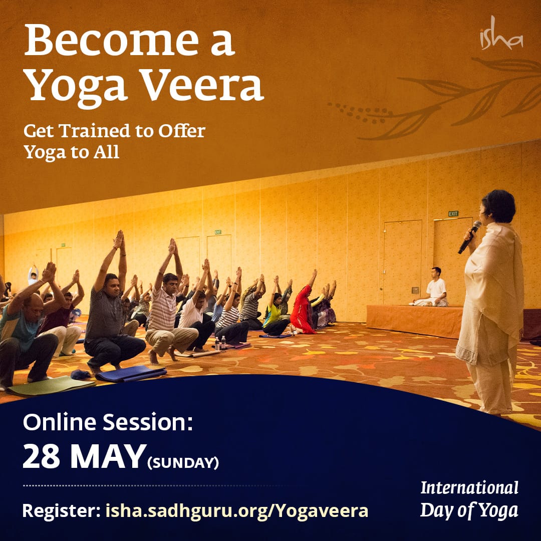 Become a #YogaVeera and spread yoga to the world!