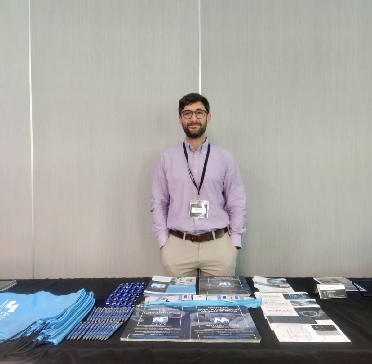 ampedsoftware's tweet photo. The IT-Forensik Roadshow concluded today with a demo of #AmpedFIVE and #AmpedReplay by our Trainer and Technical Support Specialist, Andrea Frisina at NH München Airport. Thanks to MH Service for the organization and thanks to everyone for joining us on this amazing road trip! https://t.co/wqqRTRYmZM