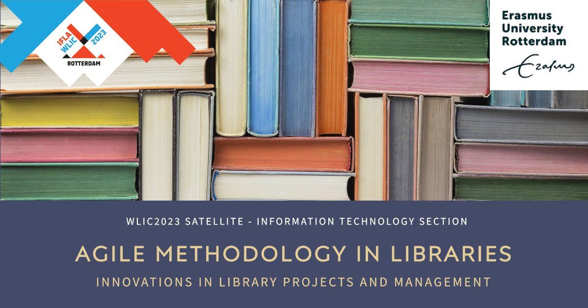 #LetsAgileIFLA
Take active part to #IFLA IT section #WLIC23 satellite meeting 'Agile Methodology in Libraries: Innovations in Library Projects and Management'!
Extended deadline for proposal submission (May 31), and registration is open!
facebook.com/groups/iflaits…