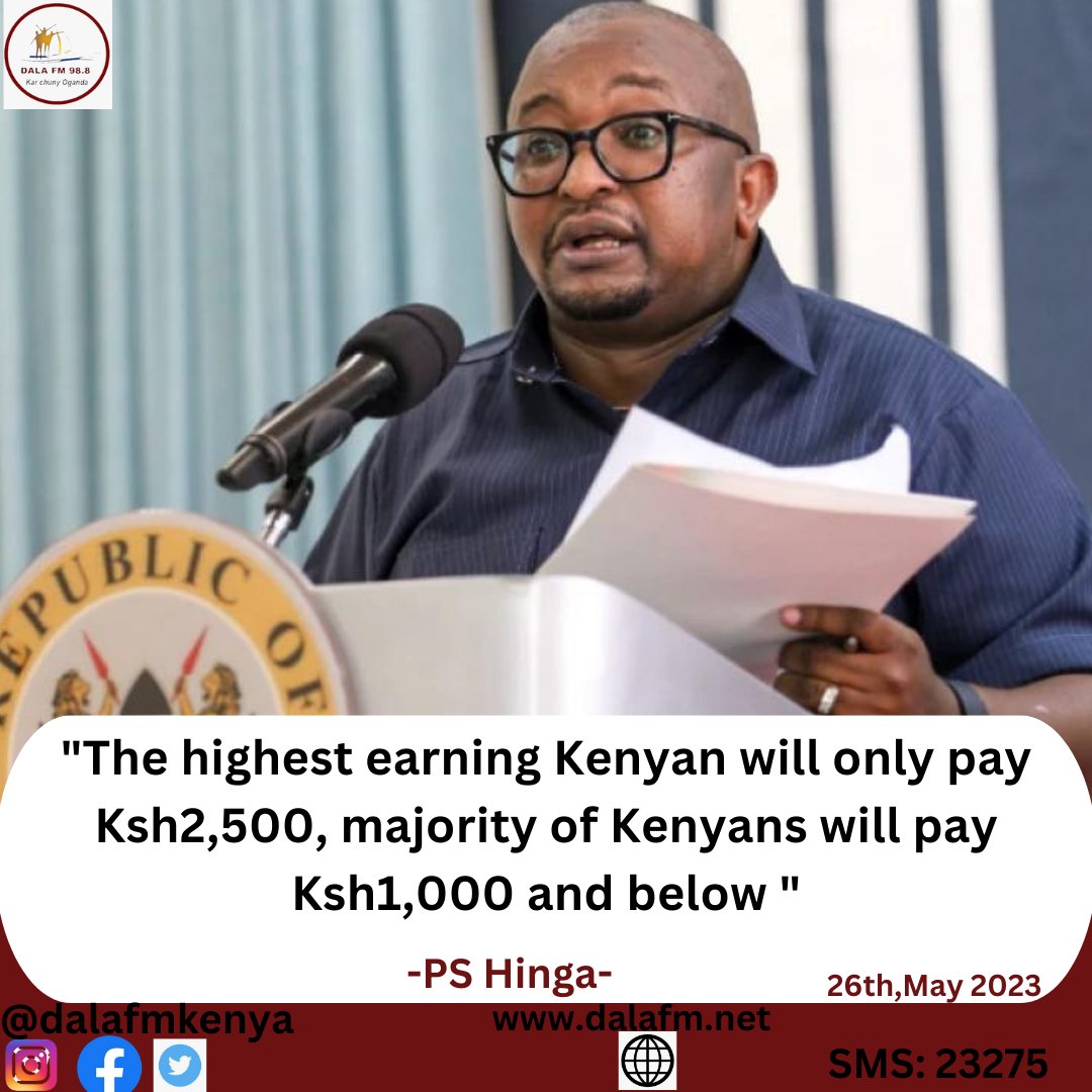 Dala FM Kenya on Twitter "The highest earning Kenyan will only pay