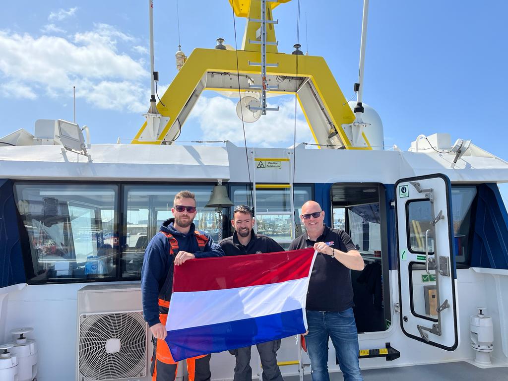 Today the SeaZip 9 was officially renamed and reflagged in our home port Harlingen.

We would like to thank the parties and colleagues involved for their assistance throughout the process. Great teamwork!

#BureauVeritas #AlphatronMarine #SeaZipOffshoreService #Harlingen #NLflag