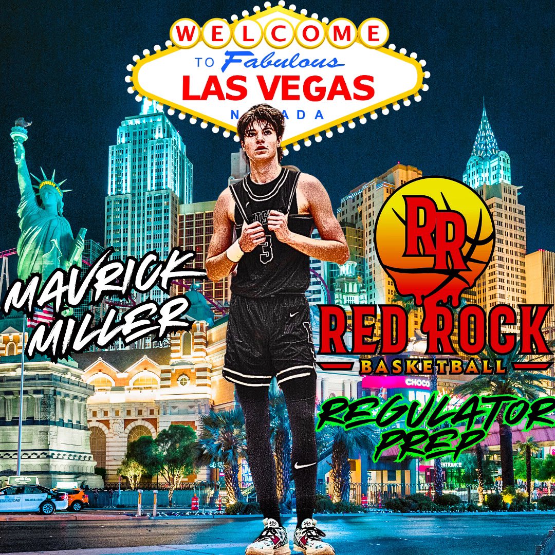 Red Rock Academy welcomes 6’4 G Mavrick Miller to the Post Grad Program. From Houston HS in Germantown, TN. A talented 3-D athletic wing with an exciting ceiling. An excellent student with a great work ethic. Let’s Rock!