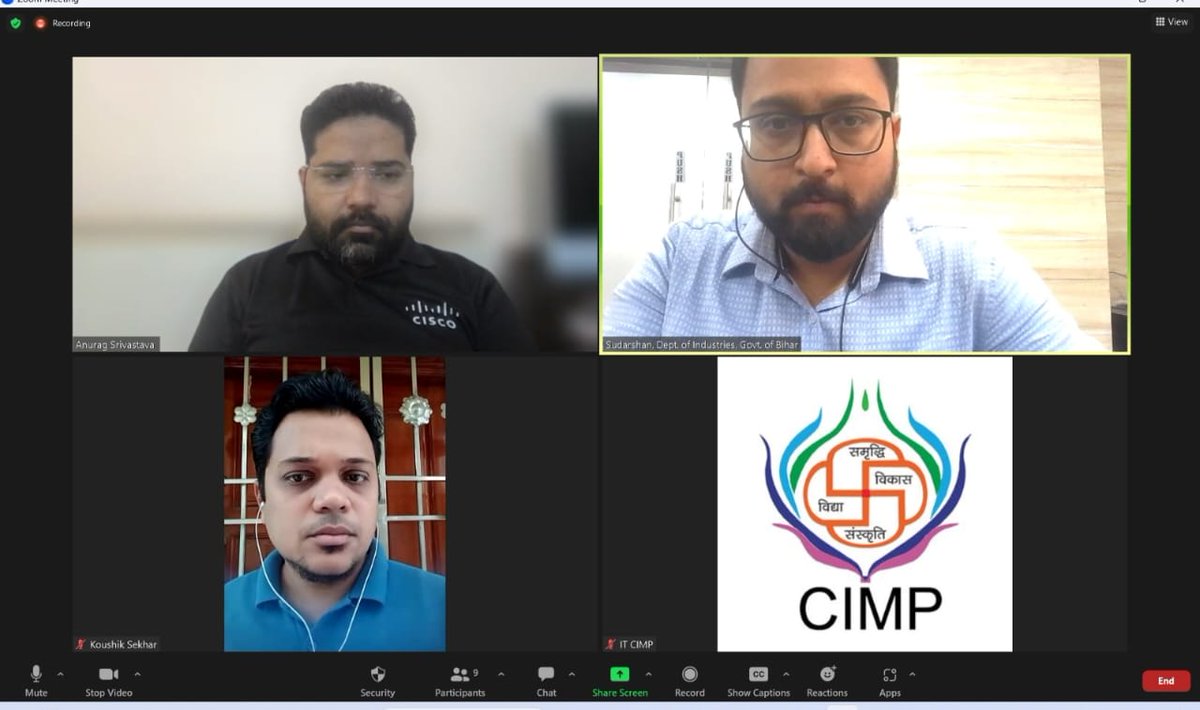 startup_bihar's tweet photo. Bihar Connect for this month was conducted today. Anurag Shrivastava, CSR Lead- India and South Asia, Corporate Affairs, Cisco and Koushik Shekhar, Co-founder &amp; CEO, Enlighten VC joined today as our investment partners. 
#BiharHaiTaiyar #BiharConnect #Startups #Innovation https://t.co/95fTLz7fiN