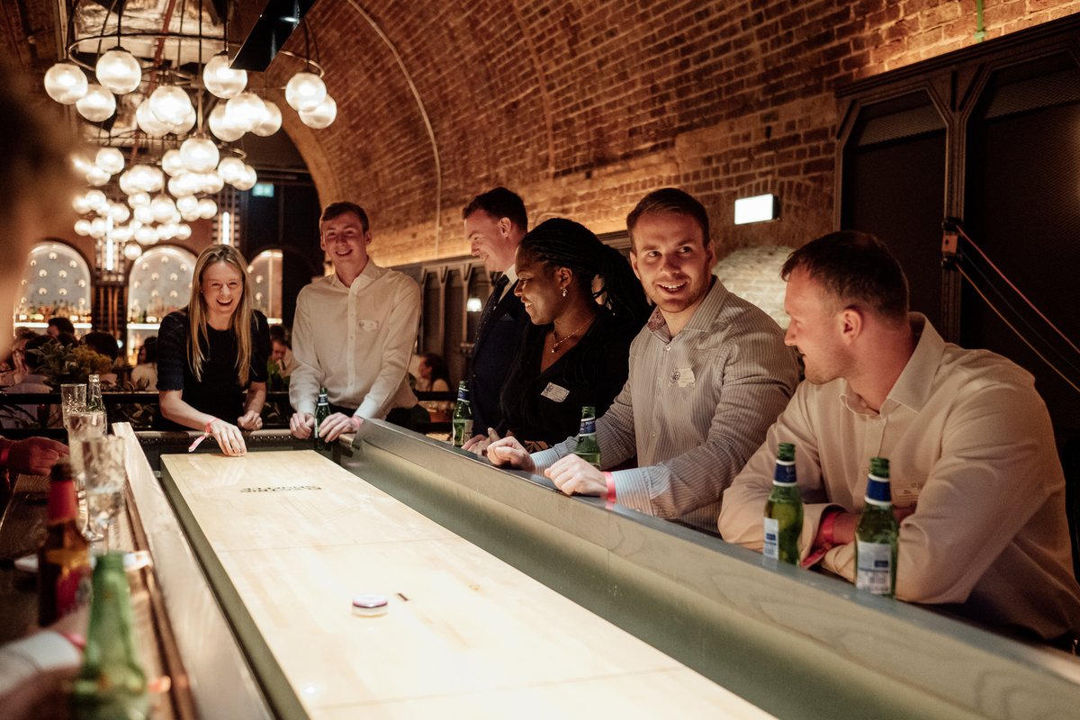 LibertySpecialtyMkts (@libertyspecmkts) on Twitter photo On Wednesday night the third event of the #LibertyChallengeCup took place at <a href="/EShuffleUK/">Electric Shuffle</a>. Playing for <a href="/leukaemiauk/">Leukaemia Cancer</a>, team Rate on Wine were crowned shuffleboard champions.
We look forward to welcoming our teams to our London office on 8th June for the Prize Giving. Stay Tuned! On Wednesday night the third event of the #LibertyChallengeCup took place at <a href="/EShuffleUK/">Electric Shuffle</a>. Playing for <a href="/leukaemiauk/">Leukaemia Cancer</a>, team Rate on Wine were crowned shuffleboard champions.
We look forward to welcoming our teams to our London office on 8th June for the Prize Giving. Stay Tuned!