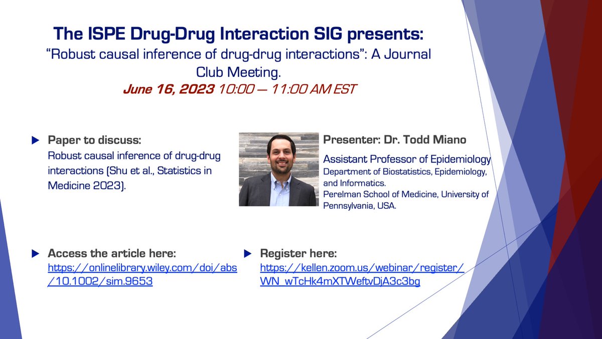 Drug-Drug Interaction SIG tweet media