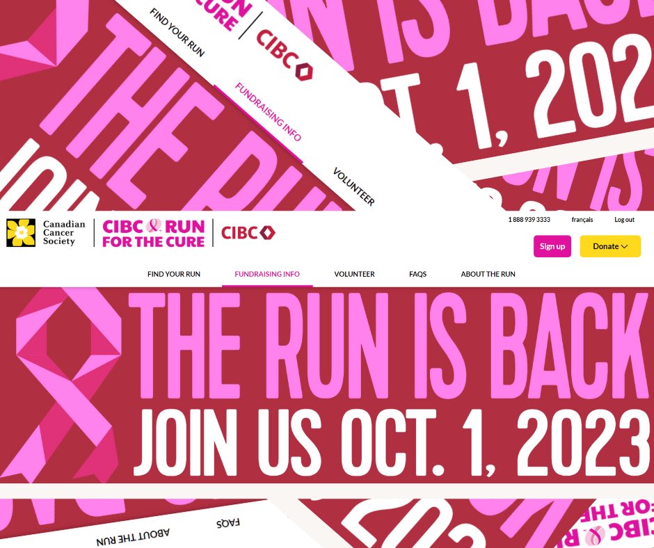 The CIBC Run for the Cure is back and the website is live for registration and donations. #cibcrunforthecure #northbayontario #fundraise #donate #breastcancer