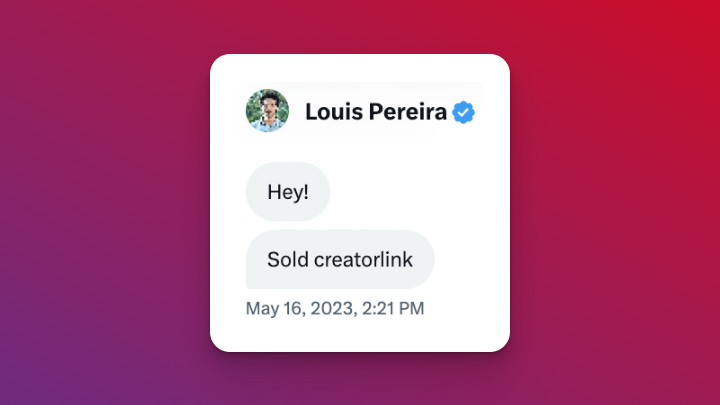 No-Code Sale tweet media