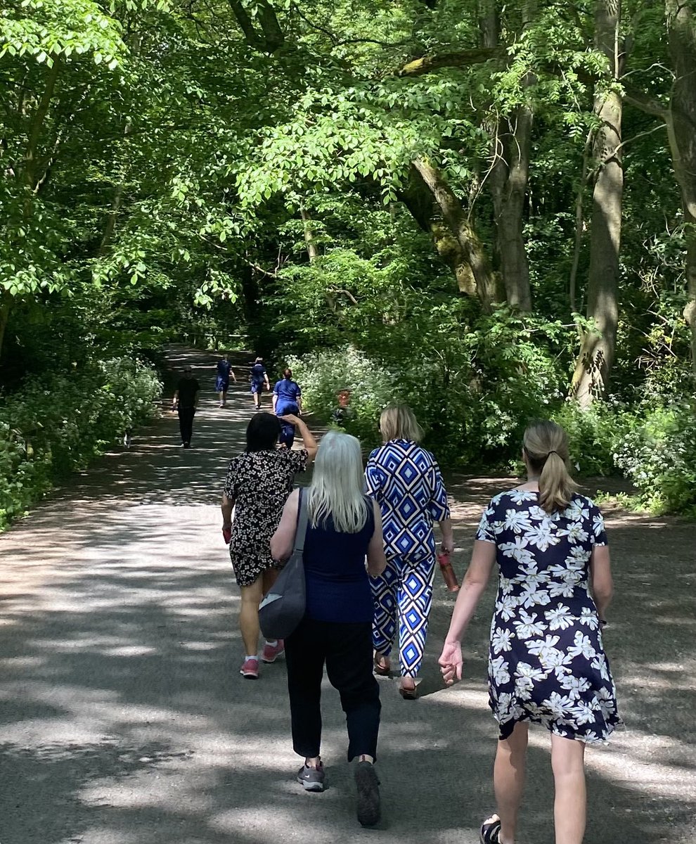 UlaUlaz13's tweet photo. 2.2miles Walk & Talk in this glorious weather today 😎 Everyone feels energised now #happyworkforce #staffwellbeing 💙 Join us every Friday at 12pm https://t.co/N8gvQRHAVE @UHDBTrust @UHDBWellbeing @JucdWellbeing @JulieTuckwood https://t.co/s2fKgJ2MsS