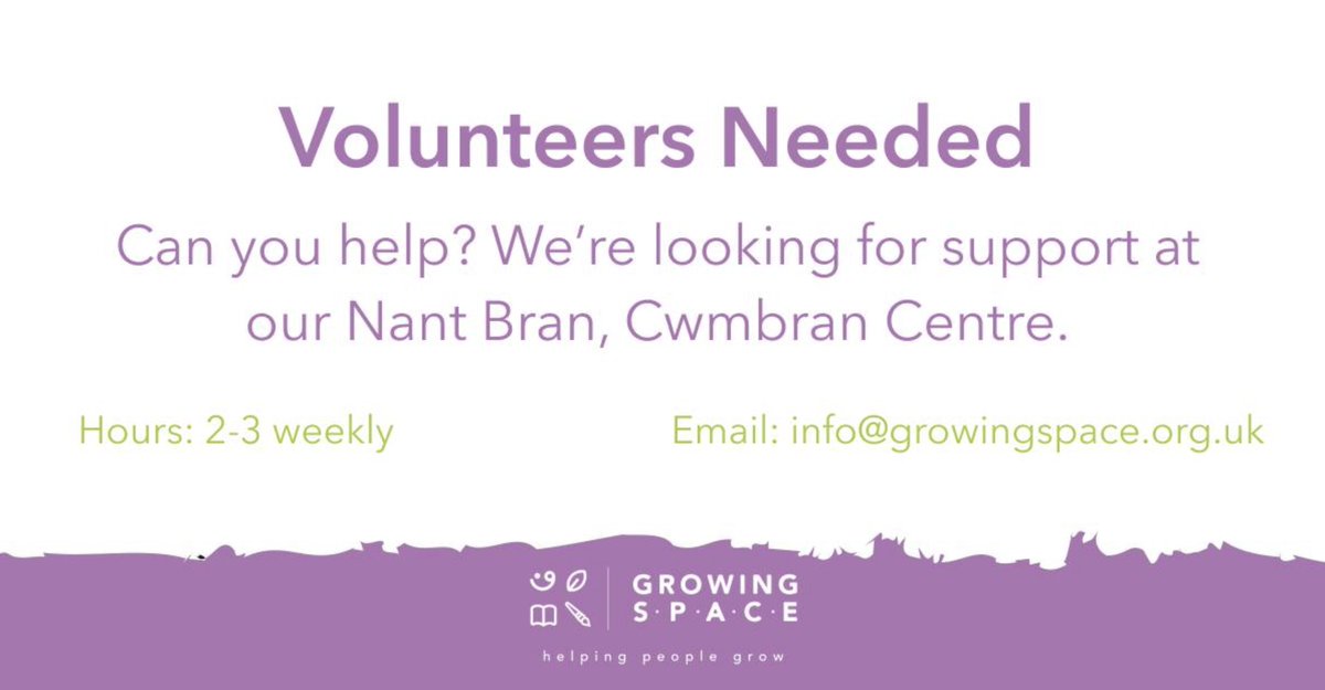 ✨ Volunteers Needed 2-3hrs per week ✨

We are looking for dedicated volunteers to run an upcycling project at our Nant Bran centre in Cwmbran. 

Please contact us at the below email address if you can help.

#volunteering #mentalhealthcharity #cwmbran
