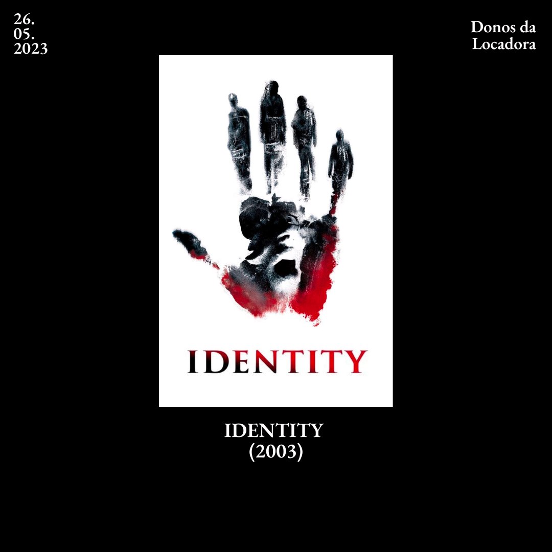 Identidade (Identity) - 2003
Diretor: James Mangold
País e duração: EUA - 90 minutos
Gênero: Suspense, Mistério
Disponível para compra no Google Play

#identidade #identity #jamesmangold #suspense #eua #johncusack #rayliotta #amandapeet