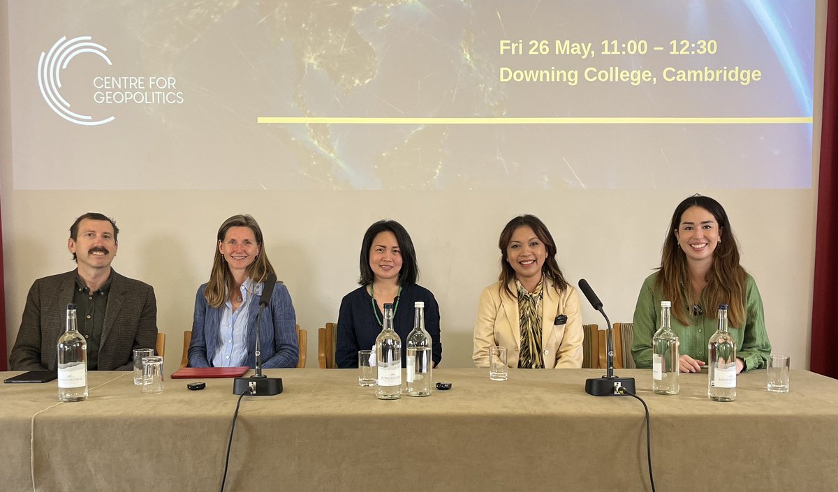 Thanks to our panellists for a great discussion touching on how we can have better governance for environmental issues in the Indo-Pacific.

Part of the public discussions at the Indo-Pacific Roundtable happening now at Downing.

Catch the recording on our YouTube channel soon.