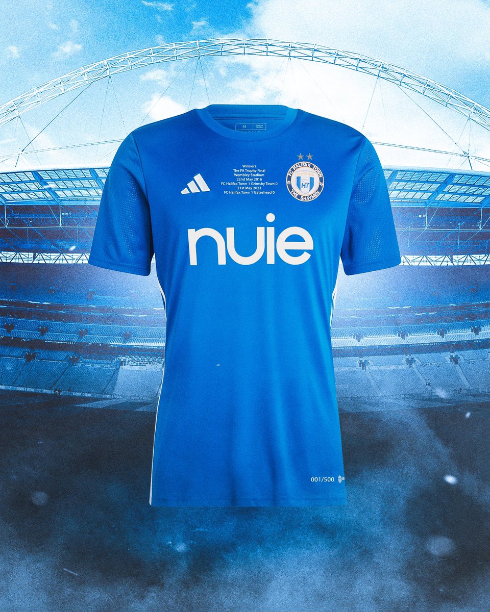 👕 WEMBLEY WINNERS SHIRT | Based on exactly the same ‘one-off’ shirt introduced for our Wembley trip, we have produced a limited edition version of the same shirt, with embroidery celebrating our incredible achievement of two FA Trophy Competition WINS 👀 👇…