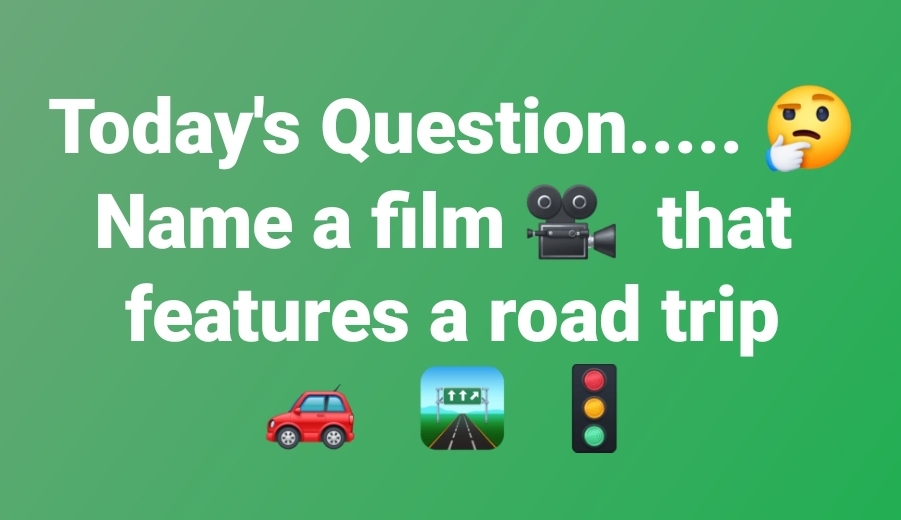 Today (May 26) in the U.S 🇺🇸 is #NationalRoadTripDay 
This annual holiday is dedicated to those who love hitting the road and embodies the spirit of adventure and exploration that resides in the hearts of many.
#QuirkyFilmQuestion #FilmTwitter 📽️🎬