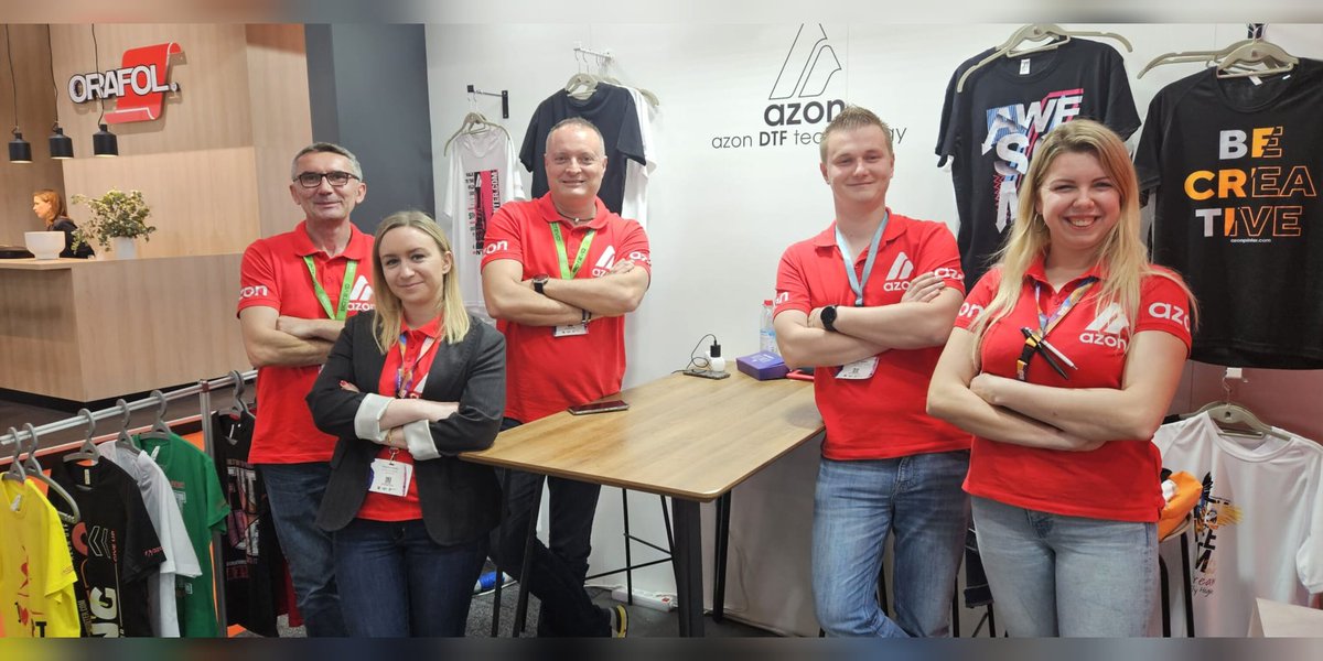 AzonPrinter's tweet photo. Thank you for attending FESPA and bringing us a lot of success. Greetings from the Azon Team ๐ค
#fespa #fespa2023 #fespamunich2023 #azonprinter #digitalprinting #messemรผnchen https://t.co/BjBBrbSDJu