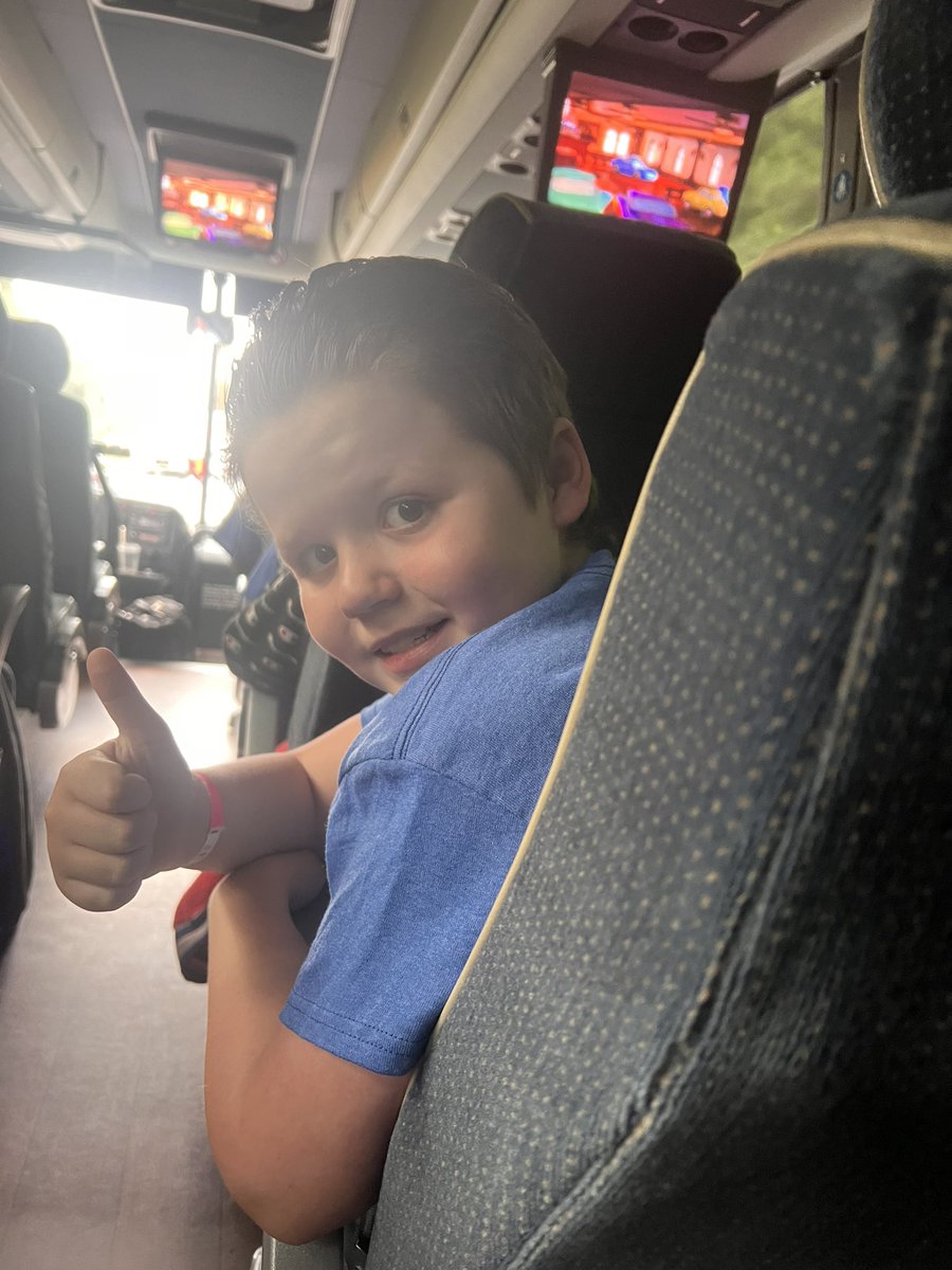 Ms_Sipe's tweet photo. On our way to Patriots Point! Enjoying the movie “Cars” on the ride down 🤩 https://t.co/Rft0GNiNcE