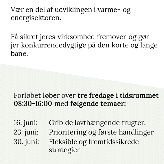 zeal_of_zebras's tweet photo. Er din virksomhed klar til at bidrage til den grønne omstilling og blive en del af fremtidens energi- og varmesektor? Meld dig til vores kompetenceforløb og bliv klar🚀Begrænsede pladser! https://t.co/bLK1KWUs9n
#grønomstilling #energiforsyning #bæredygtighed  #smv #nordjylland https://t.co/rkMNRTMLax