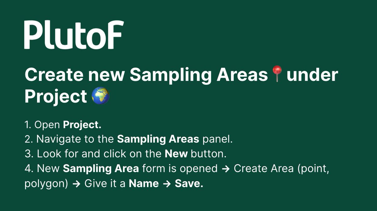 Create new Sampling Areas📍under Project 🌍
🎥youtube.com/watch?v=DaQxus…

#dataManager #CMS #biodiversity #research