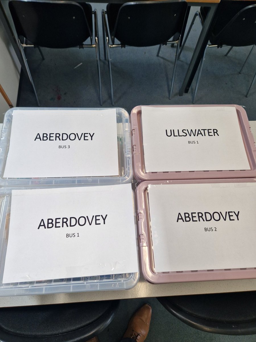 Busy afternoon putting the final touches on to preparations for S1 Residential which departs on Monday morning. Reminder all pupils heading to Aberdovey should arrive at the Bus D for 5.30am and Ullswater pupils for 9.30am. See you soon @OutwardBoundUK @PeeblesHigh