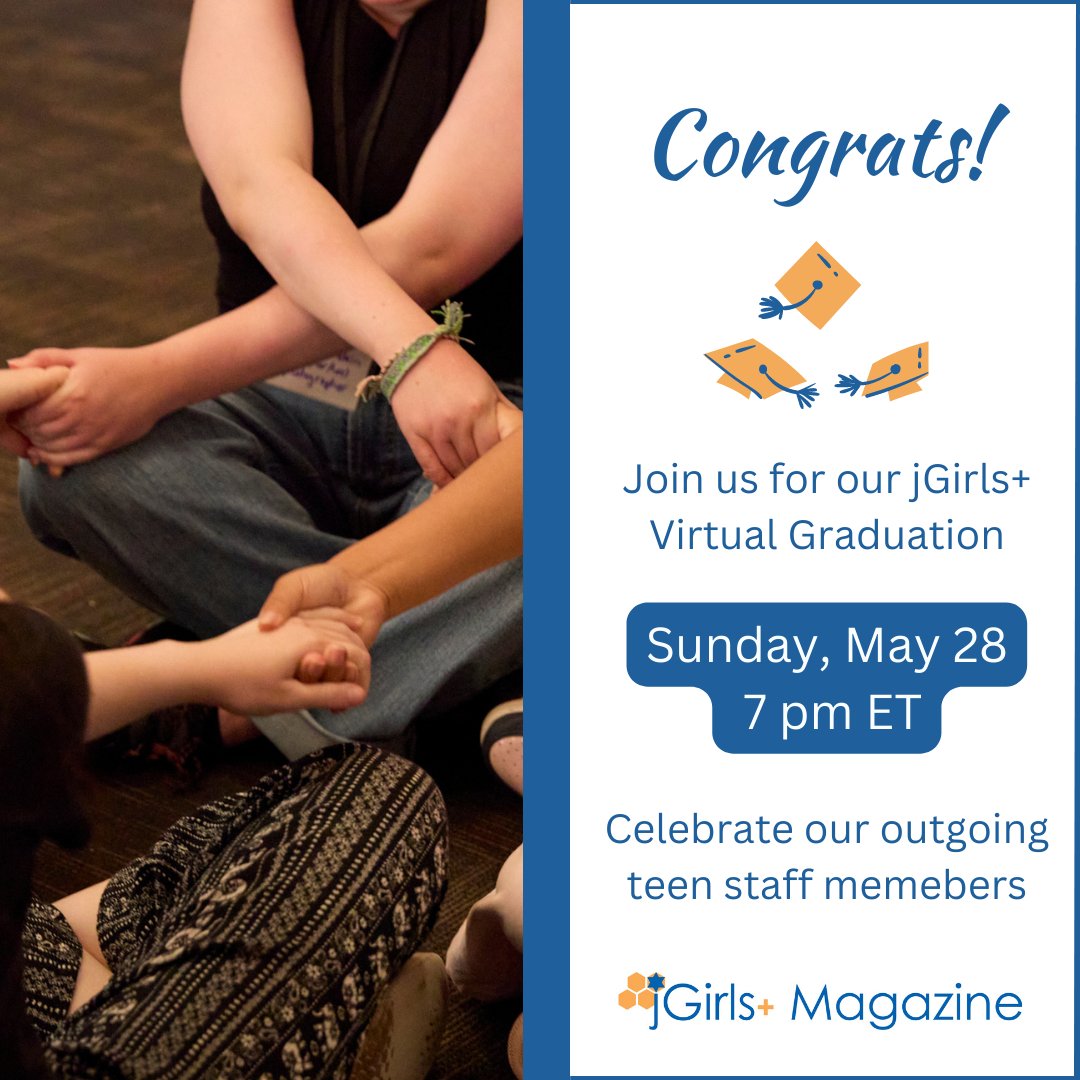 This Sunday!!

We invite friends, family, fans, and supporters to join us in honoring and celebrating our outgoing teen editors and photographers as they embark on their next adventures!

Register here: jgirlsmagazine.org/2023-graduatio…