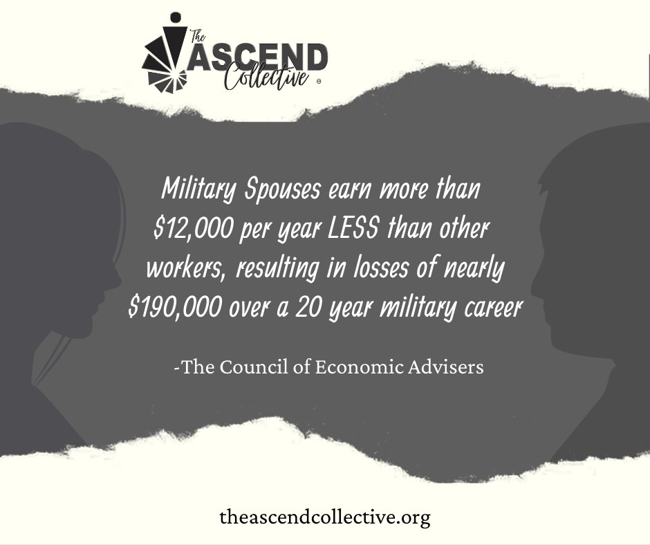 Military Spouses are making a lot more sacrifices than most people know. Not only are they typically paid less due to frequent moves, but inconsistency in their careers cause them to lose out on their 401k and retirement plans. 

#themoreyouknow #milspouses #service
