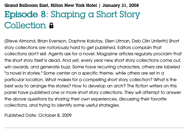 For today's #ShortStoryMonth/#JAHM share, I cite to you @EllenLitman's THE LAST CHICKEN IN AMERICA (@wwnorton), which I read shortly after catching this session at the 2008 @awpwriter conference in NYC (now a podcast episode for AWP members). #JewishAmericanHeritageMonth