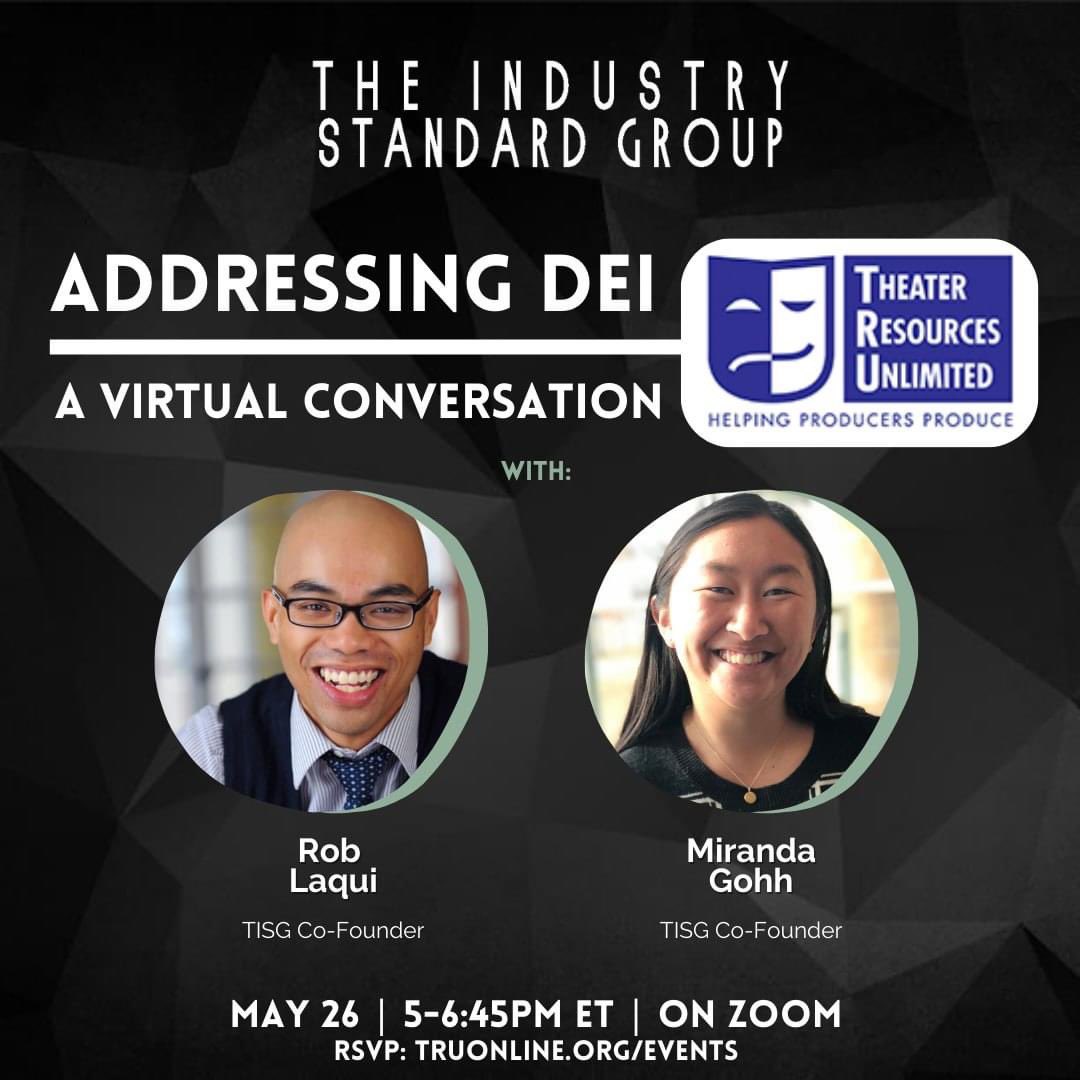 TONIGHT! 📣 Tune in: <a href="/TRUonline/">TRU Online</a> Community Gathering on Zoom with our very own Rob Laqui and Miranda Gohh at 5pm! Sign up here: truonline.org/events