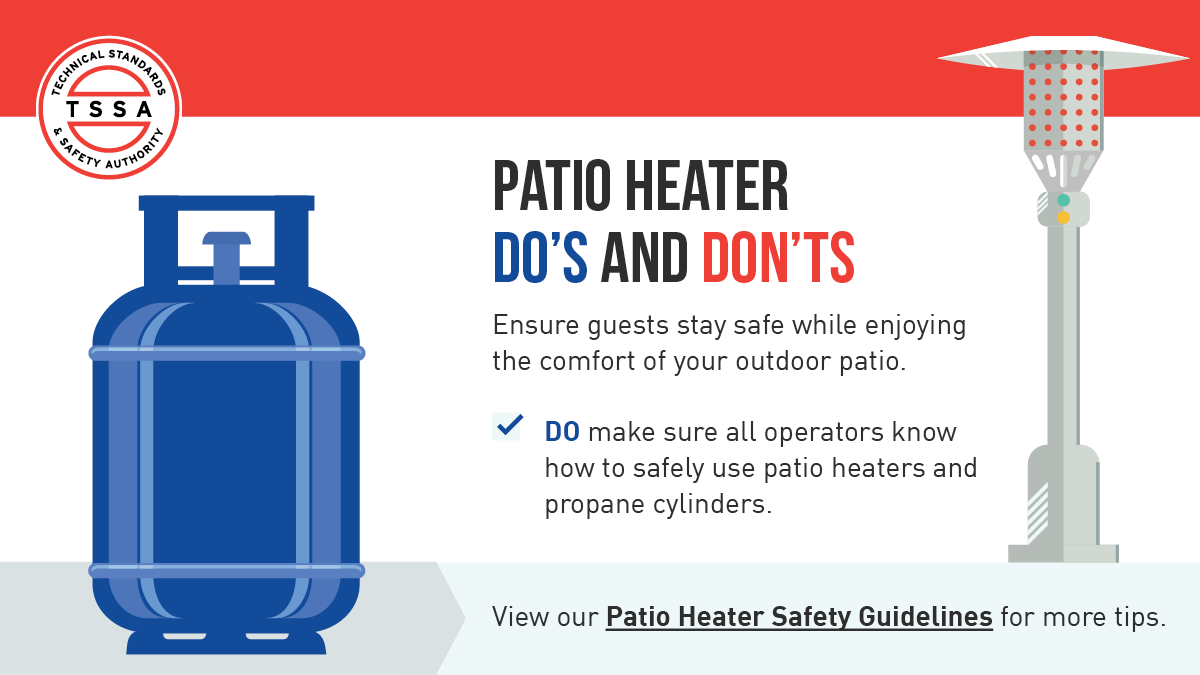 TSSAOntario's tweet image. Knowing how to use patio heaters and open-flame appliances properly helps keep outdoor gatherers safe from the dangers of fire and carbon monoxide (CO) poisoning. Learn more at ow.ly/OCtq50NPckG.