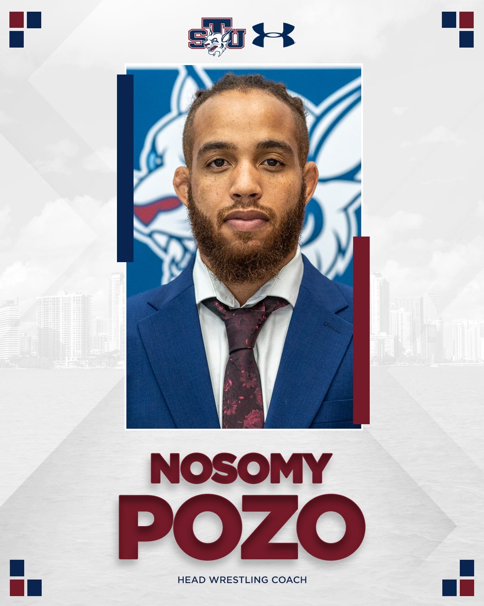 Congratulations to Nosomy Pozo on being promoted to lead the program! 😼

Coach Pozo becomes the second head coach in program history.

#STUWrestling // #STULimitless