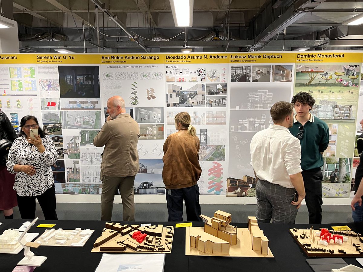 We spent an enjoyable evening last night at <a href="/UniofHerts/">University of Hertfordshire</a> Architectural End of Year Show and was really impressed to see the high quality designs and models produced by students who are pushing their creative boundaries and testing the potential of sustainable design. 

#career