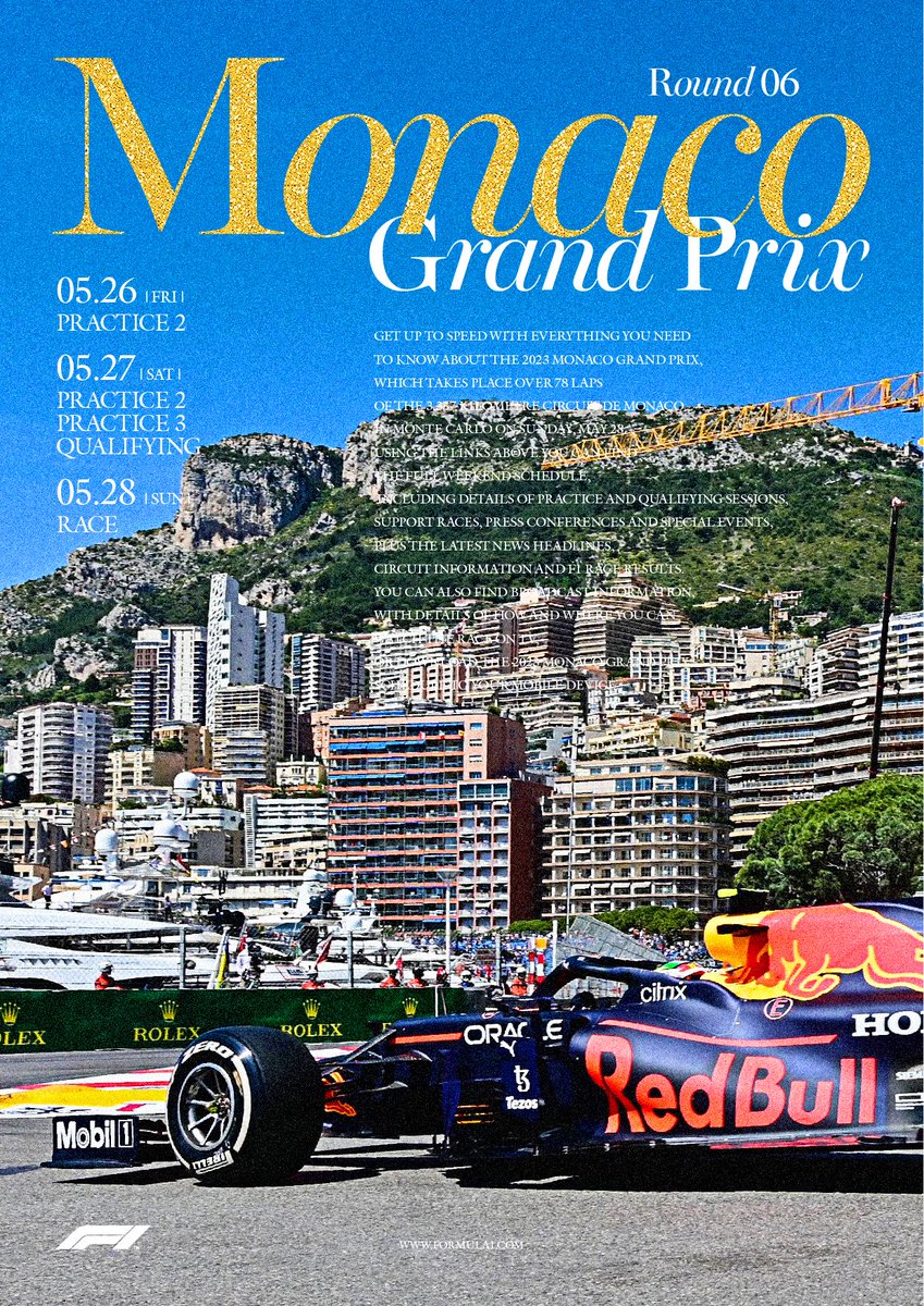 tomoya0309n's tweet photo. vol.64 | ORIGINAL POSTER DESIGN
DATE 2023.05.26
#GRAPHICDESIGN
#TYPOGRAPHY
#POSTERDESIGN
#グラフィックデザイン
#タイポグラフィー
#ポスターデザイン
#FORMULA1
#FORMULAONE
#MONACOGP
#F1JP
#モナコGP
#T_DESIGN https://t.co/U9bYgFdrbt