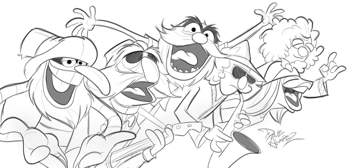 This morning's sketch is pure Mayhem.

#mayhem #muppetsmayhem #characterdesign #DaveAlvarez #Disney #muppets #electricmayhem