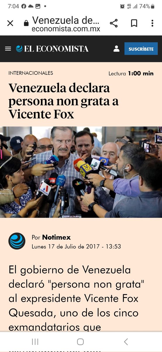 JorgeDe1975's tweet image. Recuerdan cuando fox fue declarado persona no grata?

eleconomista.com.mx/internacionale…
