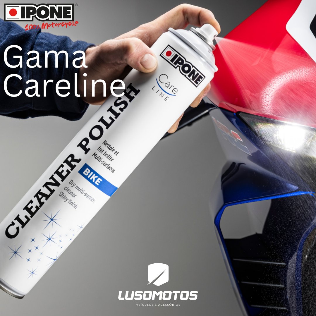 Lusomotos's tweet image. Gama Careline da @IbericaIpone 
Para cada superfície da tua moto, há um Spray Careline da Ipone que é o mais adequado!

linktr.ee/lusomotos.sa

#ipone #iponelube #lusomotos #careline #spray #moto #bike #andardemoto #cleanerpolish #brakecleaner #chaincleaner #fullprotect