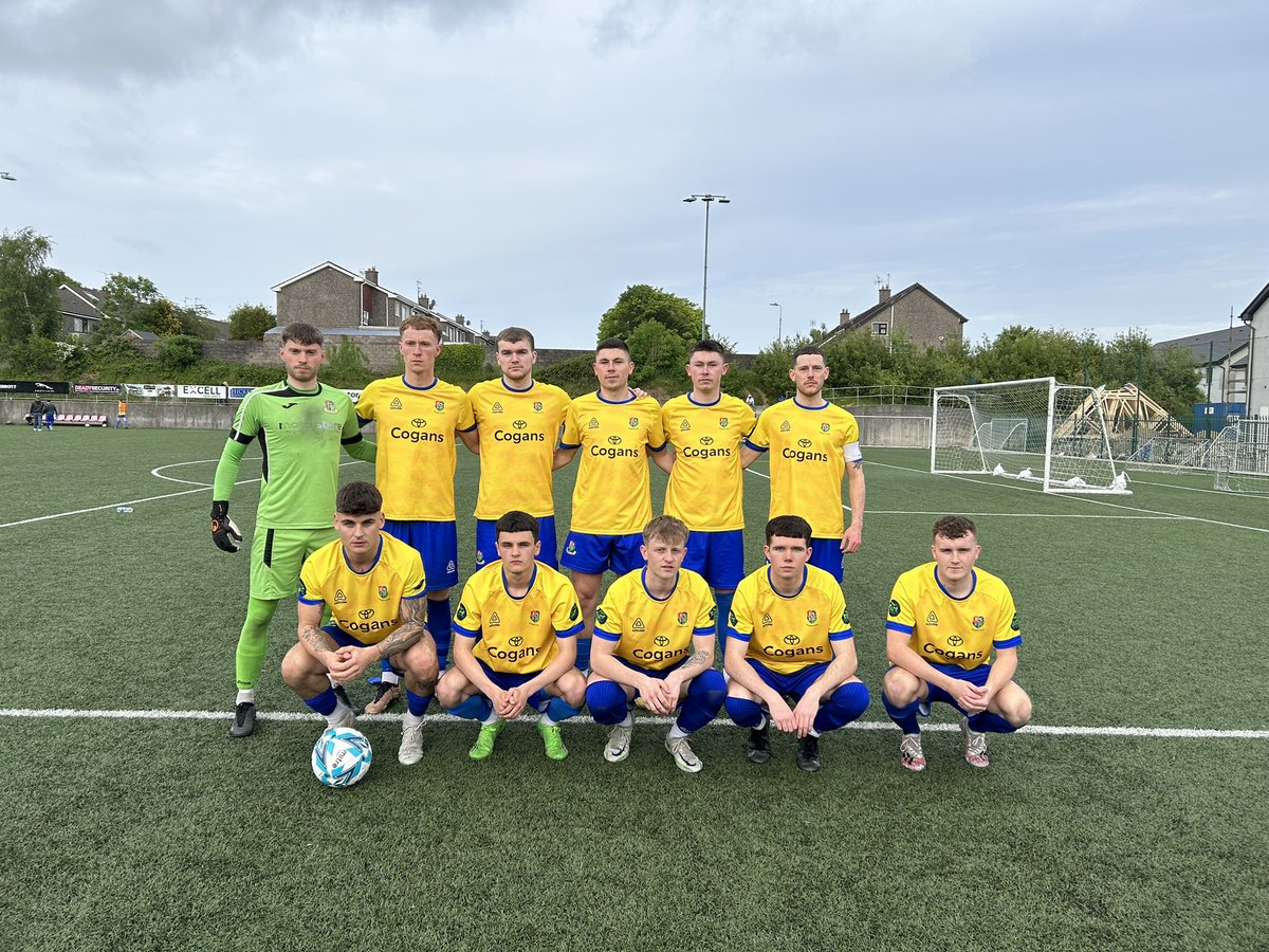 CarrigalineUtd's tweet photo. Two more days until our Seniors are in the Beamish Cup Final where they take on Ringmahon Rangers at 7pm on Sunday 

Let’s get out to Turners Cross and cheer on the lads 💛💙

Special thanks to our Senior Men’s sponsors for the year Cogans of Carrigaline and Papa Turf https://t.co/lTmhzVfbck