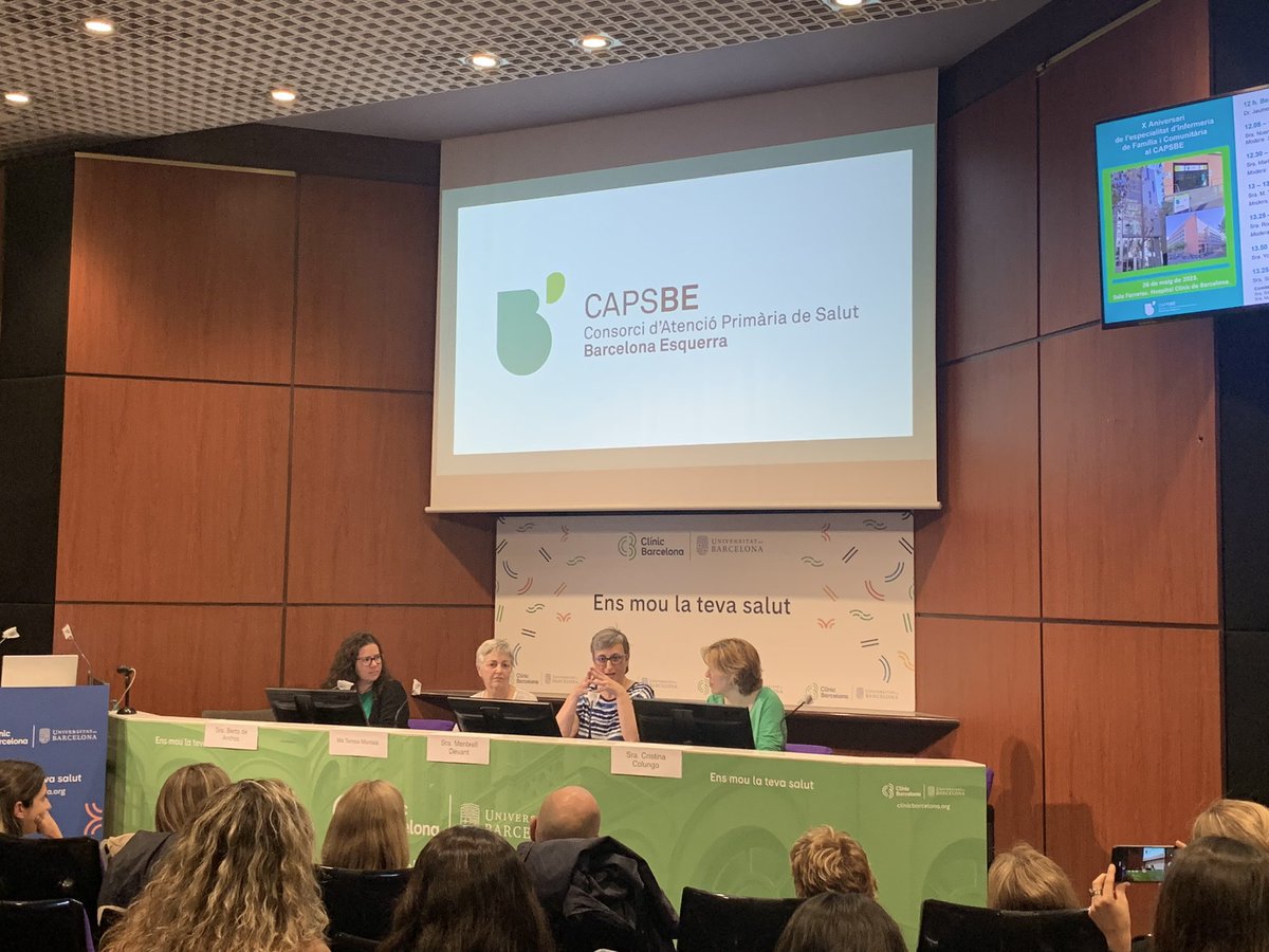 CAPSBEsq's tweet photo. El 2020 es van complir 10 anys de la incorporació de l'especialitat d'Infermeria Familiar i Comunitària al #CAPSBE, una celebració que ha hagut d'esperar a causa de la pandèmia. Avui, juntament amb la @UDMAFICclinic, hem compartit i recordat amb emoció els reptes assolits.
#IFiC https://t.co/X4ZI1YG0XU